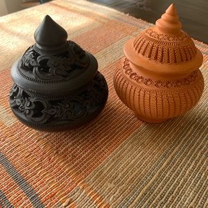 Handmade Clay Containers
